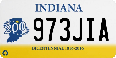 IN license plate 973JIA