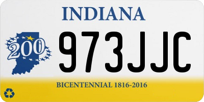 IN license plate 973JJC