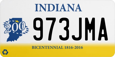IN license plate 973JMA