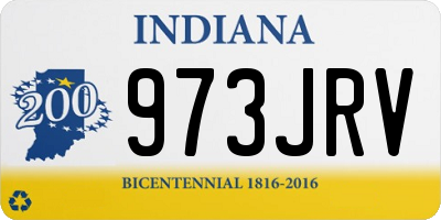 IN license plate 973JRV