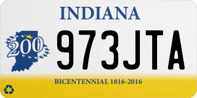 IN license plate 973JTA