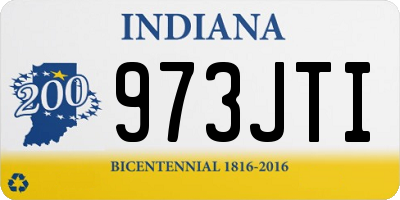 IN license plate 973JTI