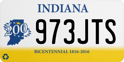 IN license plate 973JTS