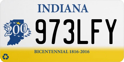 IN license plate 973LFY