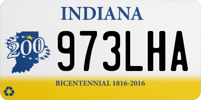IN license plate 973LHA