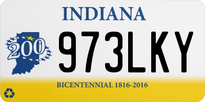 IN license plate 973LKY