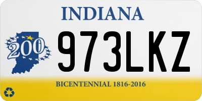 IN license plate 973LKZ
