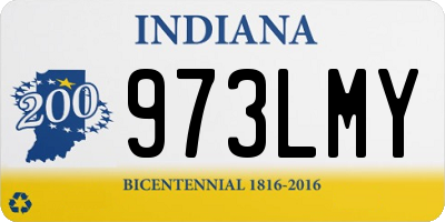 IN license plate 973LMY