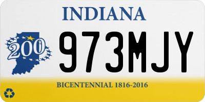 IN license plate 973MJY