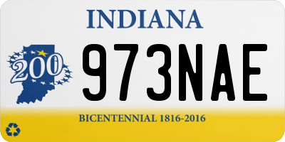 IN license plate 973NAE