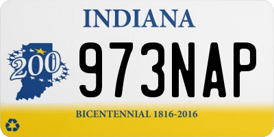 IN license plate 973NAP
