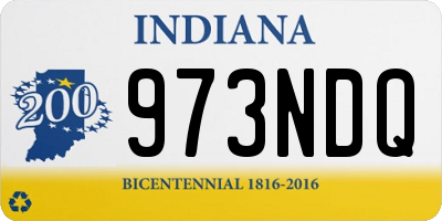 IN license plate 973NDQ