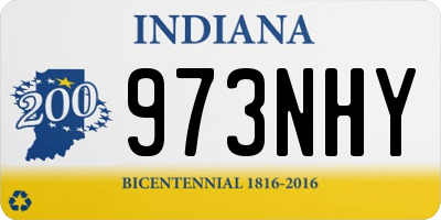 IN license plate 973NHY