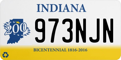 IN license plate 973NJN