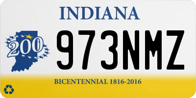 IN license plate 973NMZ