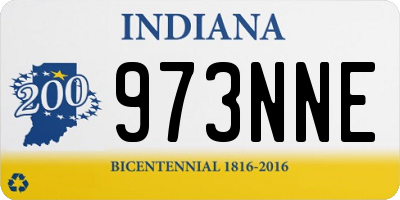 IN license plate 973NNE
