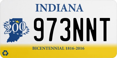 IN license plate 973NNT