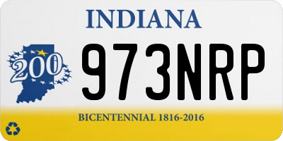 IN license plate 973NRP