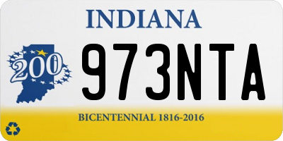 IN license plate 973NTA
