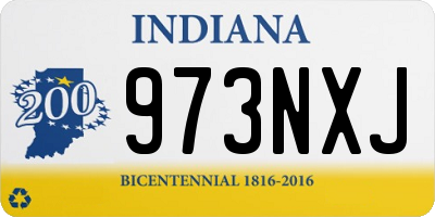 IN license plate 973NXJ