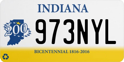 IN license plate 973NYL