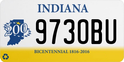 IN license plate 973OBU