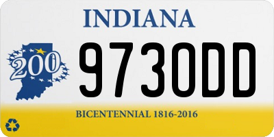 IN license plate 973ODD