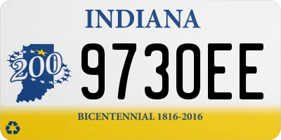 IN license plate 973OEE