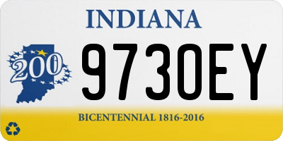 IN license plate 973OEY