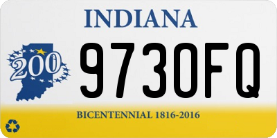 IN license plate 973OFQ