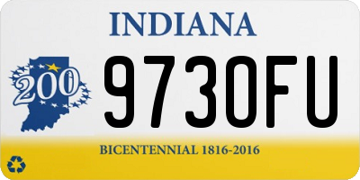 IN license plate 973OFU