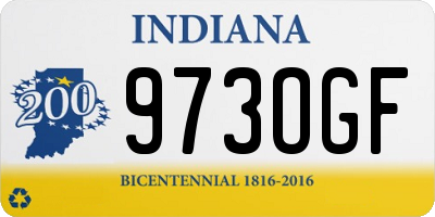 IN license plate 973OGF