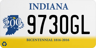 IN license plate 973OGL