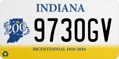 IN license plate 973OGV