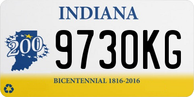 IN license plate 973OKG