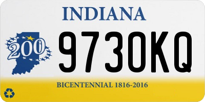 IN license plate 973OKQ