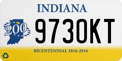 IN license plate 973OKT