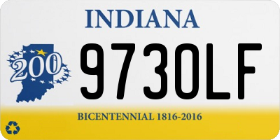 IN license plate 973OLF