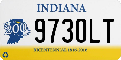 IN license plate 973OLT