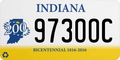 IN license plate 973OOC