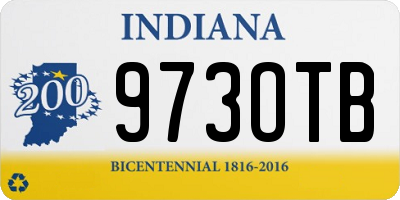 IN license plate 973OTB