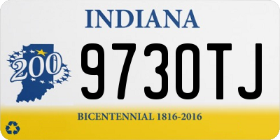 IN license plate 973OTJ