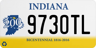 IN license plate 973OTL