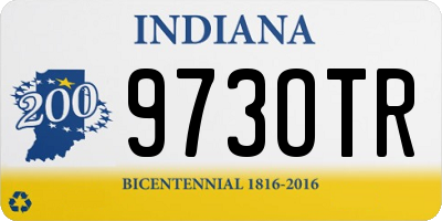 IN license plate 973OTR
