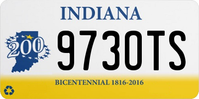 IN license plate 973OTS