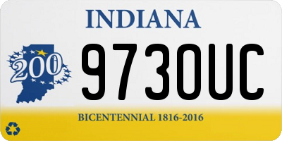 IN license plate 973OUC