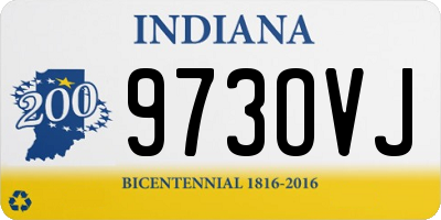 IN license plate 973OVJ