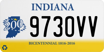 IN license plate 973OVV