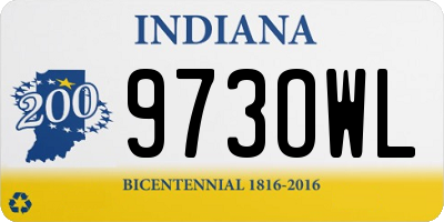 IN license plate 973OWL