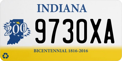 IN license plate 973OXA